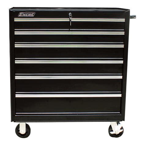 excel 36in steel bottom roller tool cabinet|kobalt 6 drawer tool cabinet.